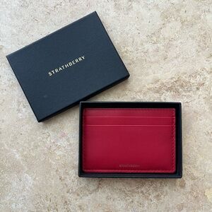 Strathberry Scarlet Card Holder